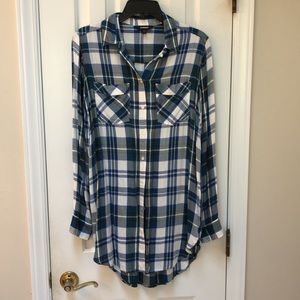 Plaid express shirt size small